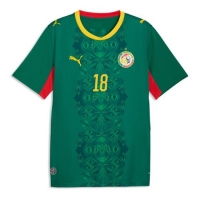 Camiseta Senegal Ismaila Sarr #18 Segunda Equipación Replica Mundial 2026 mangas cortas